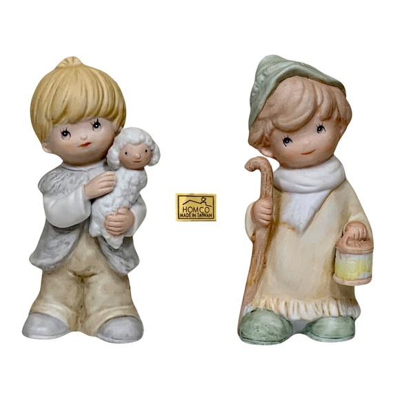 Homco Children's Nativity Scene Figurine Set, (No. 5502), Vintage - (1980's) - Picture 10 of 10